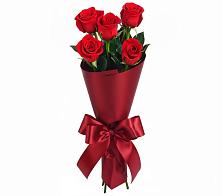 Букет 5 Красных роз Эдлесс Лав в Павловскую слободу