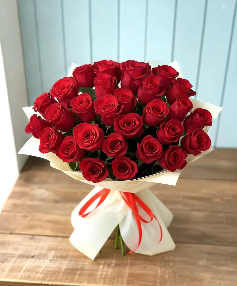 Букет 29 Красных роз в Павловскую слободу