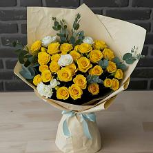 Букет цветов из:  Розы в Павловскую слободу