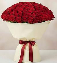 Букет 101 Красная роза Милано в Павловскую слободу