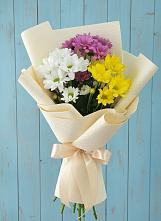 Букет цветов из:  Хризантемы в Павловскую слободу