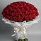 Букет 101 Красная роза Блэк Мэджик в Павловскую слободу