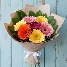 Букет цветов из:  Герберы в Павловскую слободу