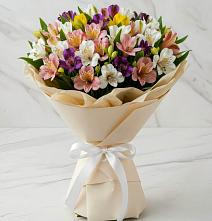Букет цветов из:  Альстромерии #REPLACE_PRED# Павловскую слободу