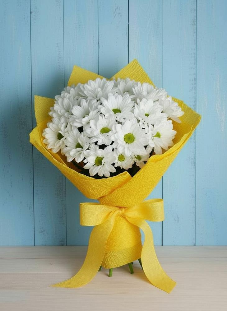 Букет цветов из: Хризантемы в Павловскую слободу