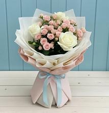 Букет цветов из:  Розы в Павловскую слободу