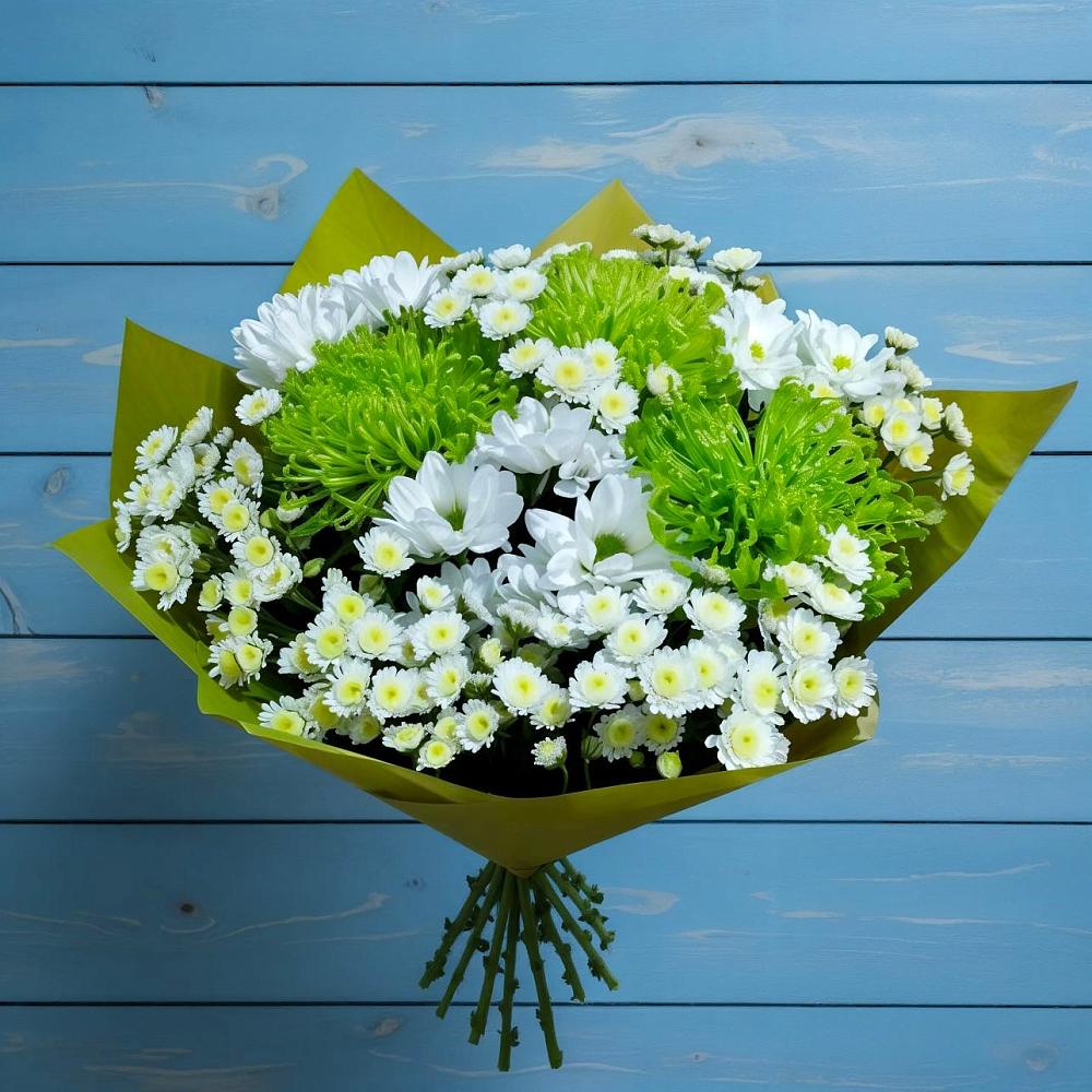 Букет цветов из: Хризантемы в Павловскую слободу