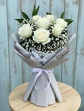 Букет цветов из:  Розы в Павловскую слободу