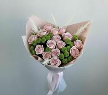 Букет цветов из:  Розы и Хризантемы #REPLACE_PRED# Павловскую слободу