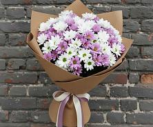 Букет цветов из:  Хризантемы в Павловскую слободу