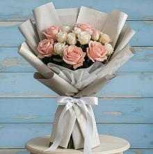 Букет цветов из:  Розы в Павловскую слободу