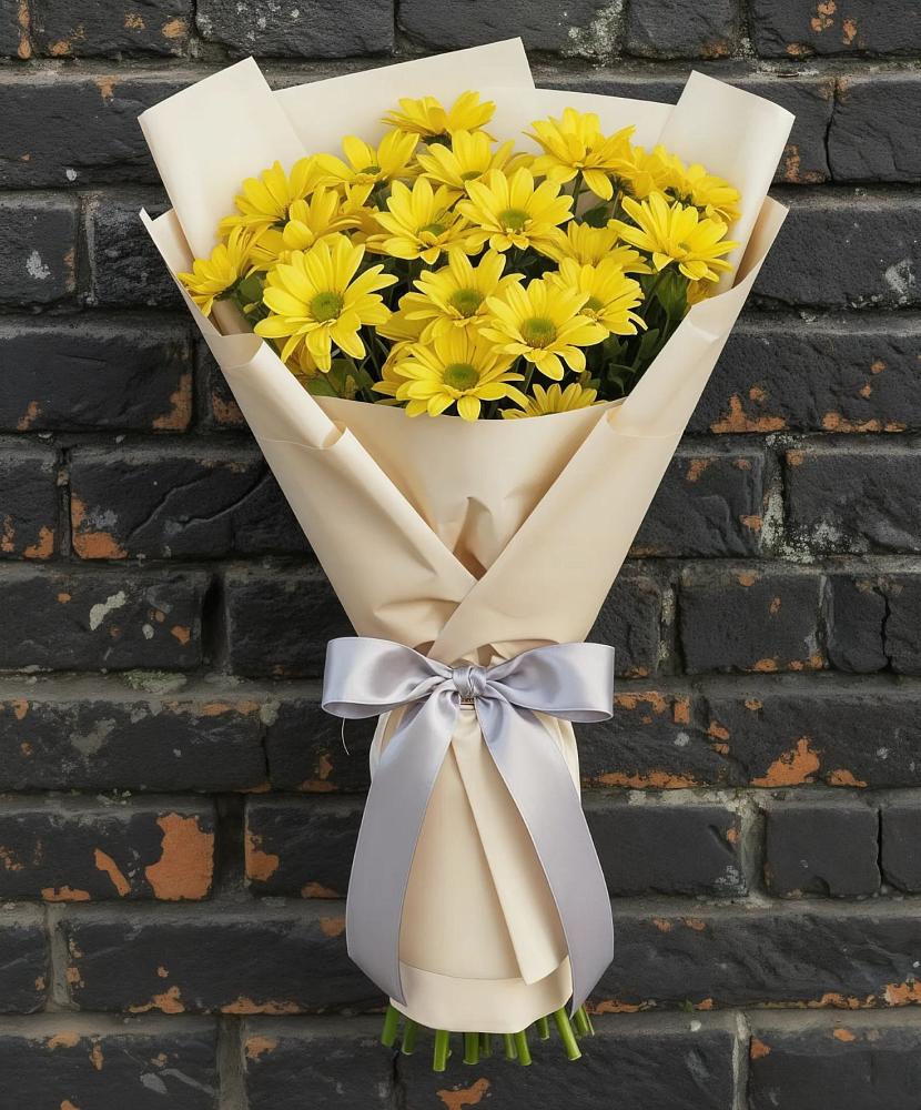 Букет цветов из: Хризантемы в Павловскую слободу
