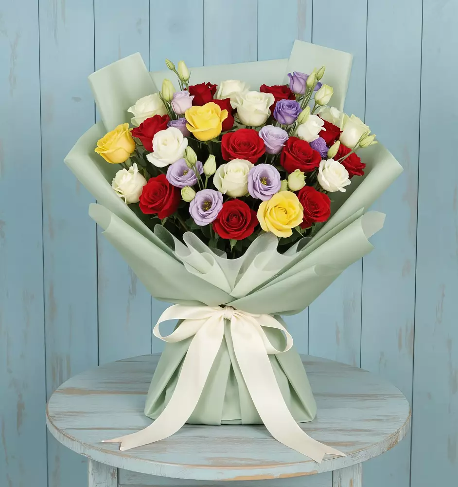 Букет цветов из: Розы в Павловскую слободу