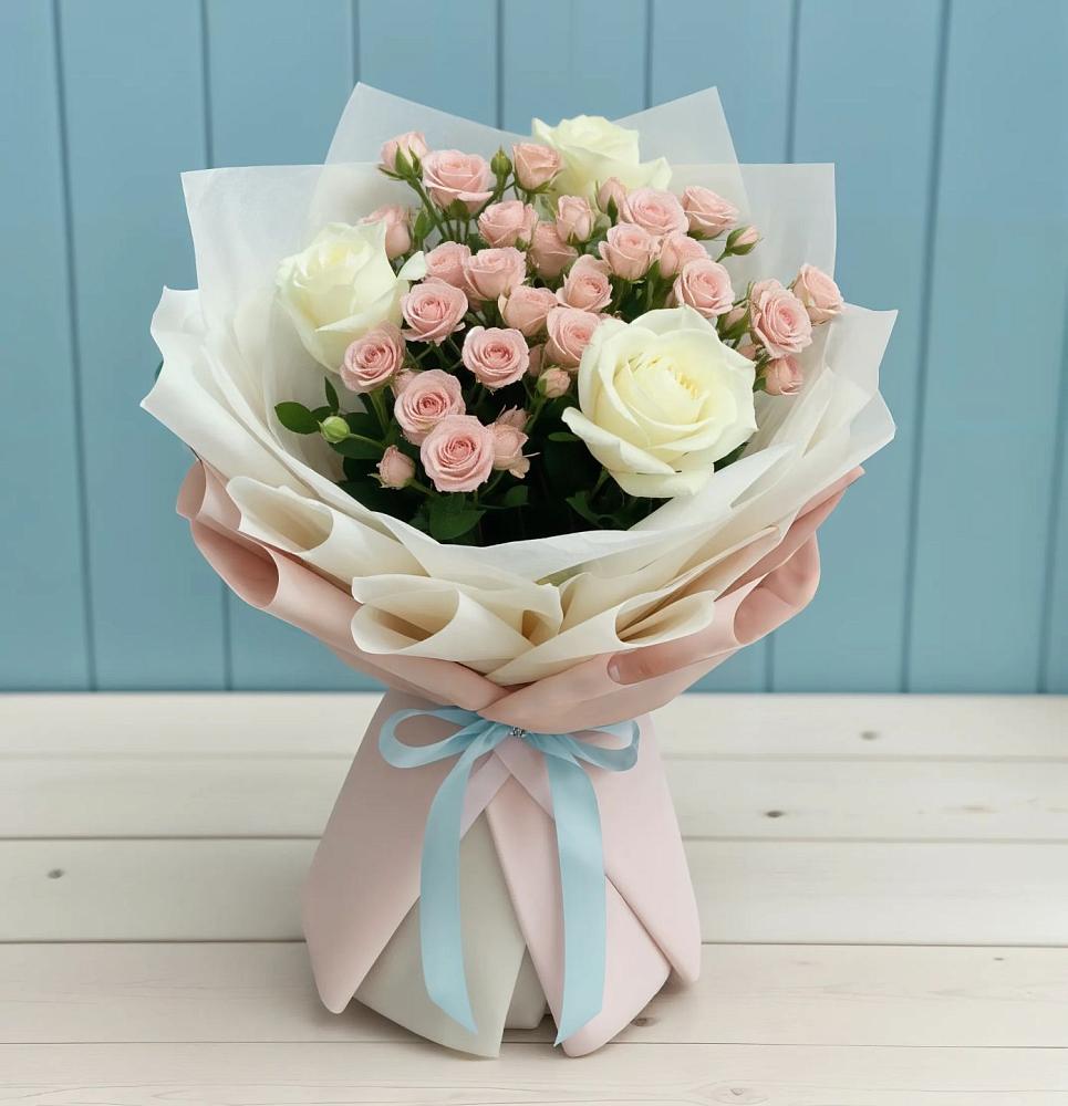 Букет цветов из: Розы в Павловскую слободу