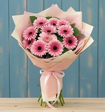 Букет цветов из:  Герберы #REPLACE_PRED# Павловскую слободу