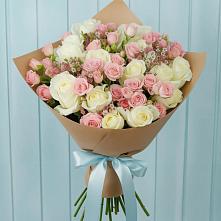 Букет цветов из:  Розы в Павловскую слободу