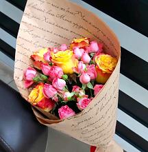 Букет цветов из:  Розы в Павловскую слободу